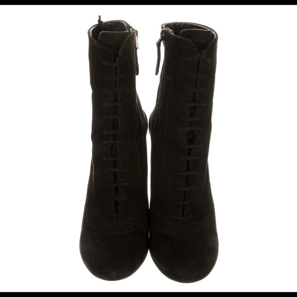 Alaia Suede Wedge Boots - size 6